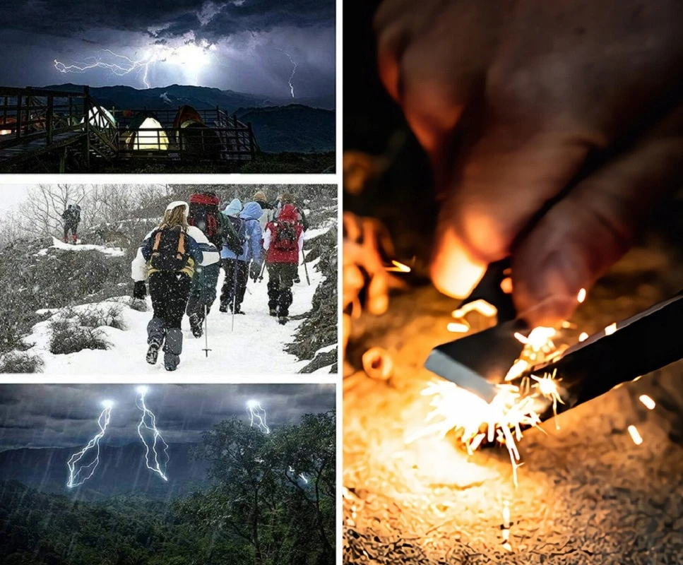 Magnesium Firestarter Military Strong Big Survival Tourist EDC Firee