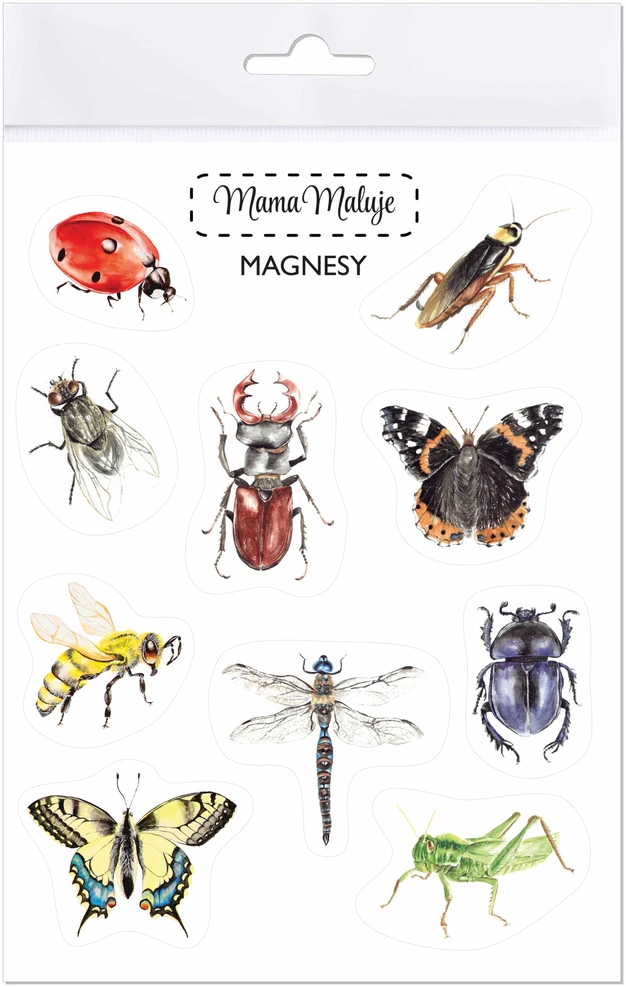 Dėlionė Magnesy owady Mama Maluje