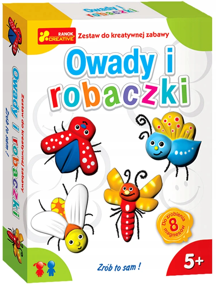 Magnetai ant šaldytuvo - Vabzdžiai ir kirminai - Ranok-Creative