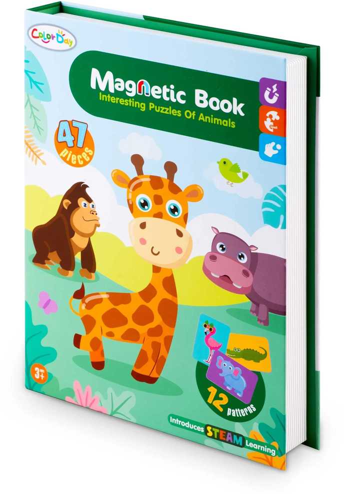 Ricokids Magnetinė dėlionė „Gyvūnai“ RK-770