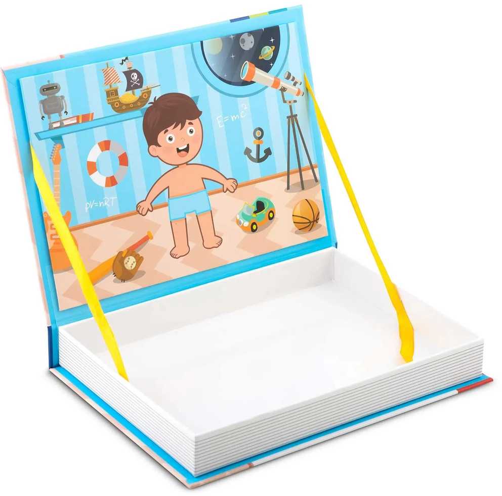 Ricokids Magnetinė dėlionių knygelė „Dress Up“ RK-770