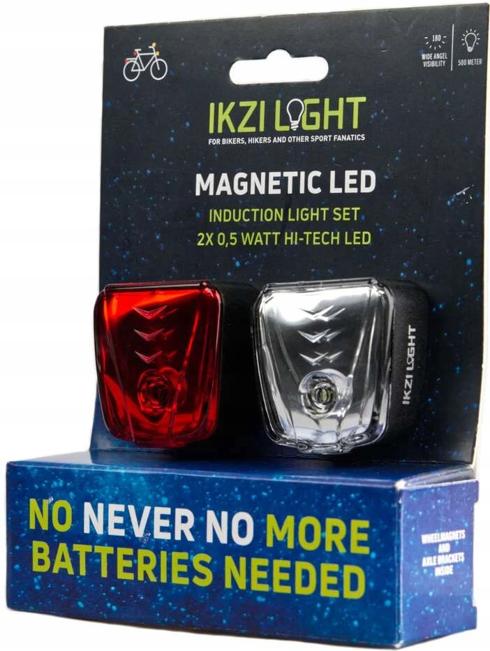Magnetinė LED apšvietimo rinkinys - Ikzi Light - 11 dalių - Raudona