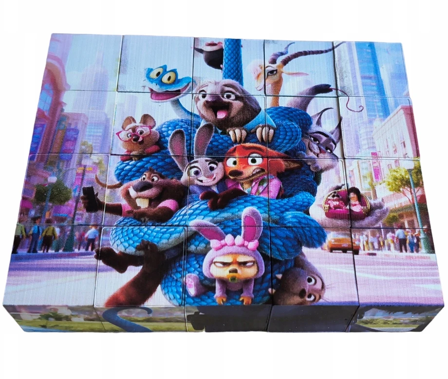 Magnetiniai blokai Zootopia Zootopia 20 vnt. 3D dėlionė