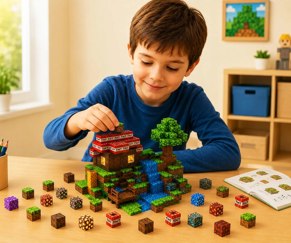 Magnetiniai blokeliai 120 kaladėlių rinkinys 2 Cube žmonės