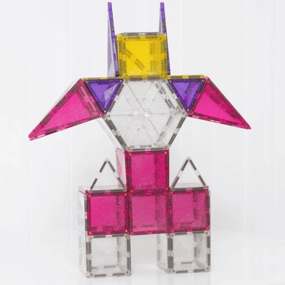 CONNETIX magnetinis konstruktorius 56d. Glitter Unicorn Pack