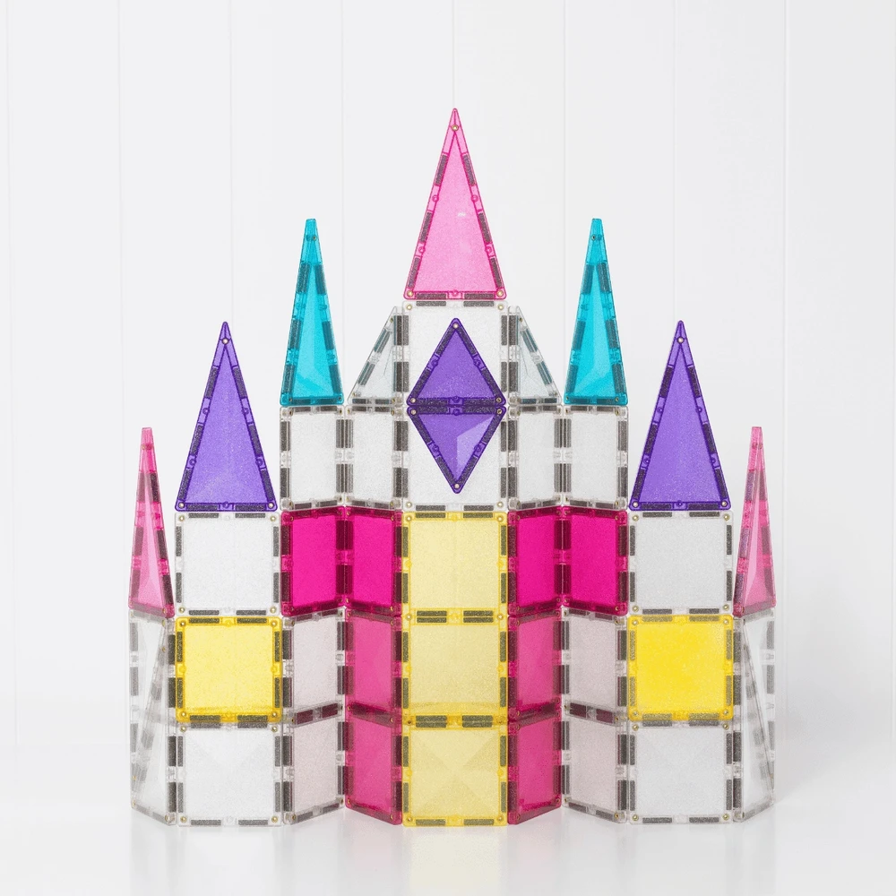 CONNETIX magnetinis konstruktorius 56d. Glitter Unicorn Pack