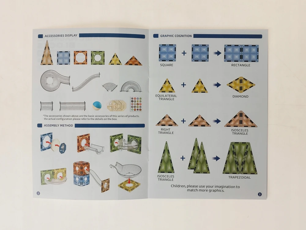 MAGNETINIAI KLUOKLIAI 69 vnt. ADAR vaikams SVĖTINantis LED