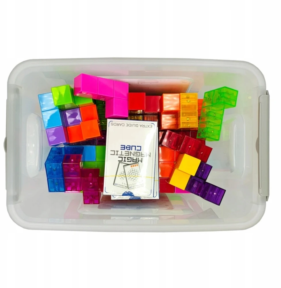 X Bida Magnetinis konstruktorius Magic Magnetic Cubes 56 el.