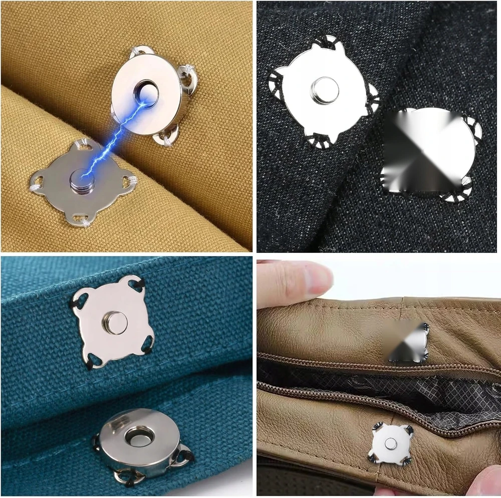 MAGNETINIAI MYGTUKAI 30 VNT 14 MM SKRYDŽIAI SIUVIMO KREPŠIUI SIUVIMO