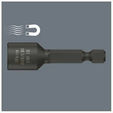 Magnetinis antgalis galvutei WERA 869/4M 6x50mm
