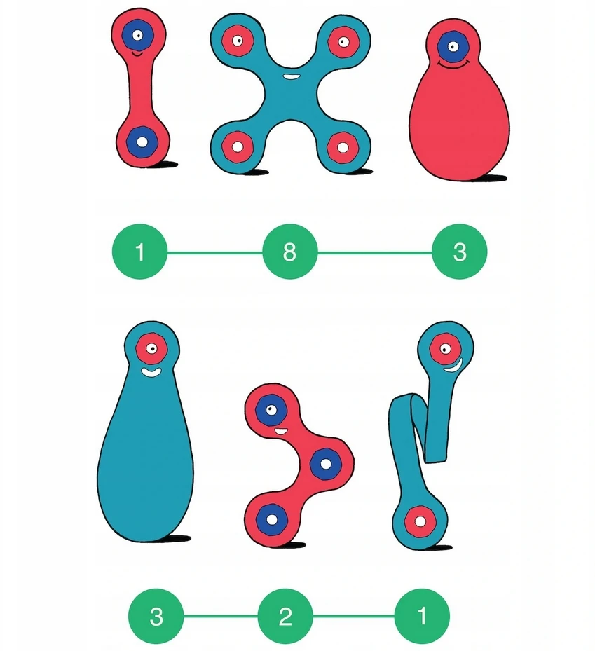 Magnetinis konstruktorius Clixo Itsy Pack F/T, 18 d.