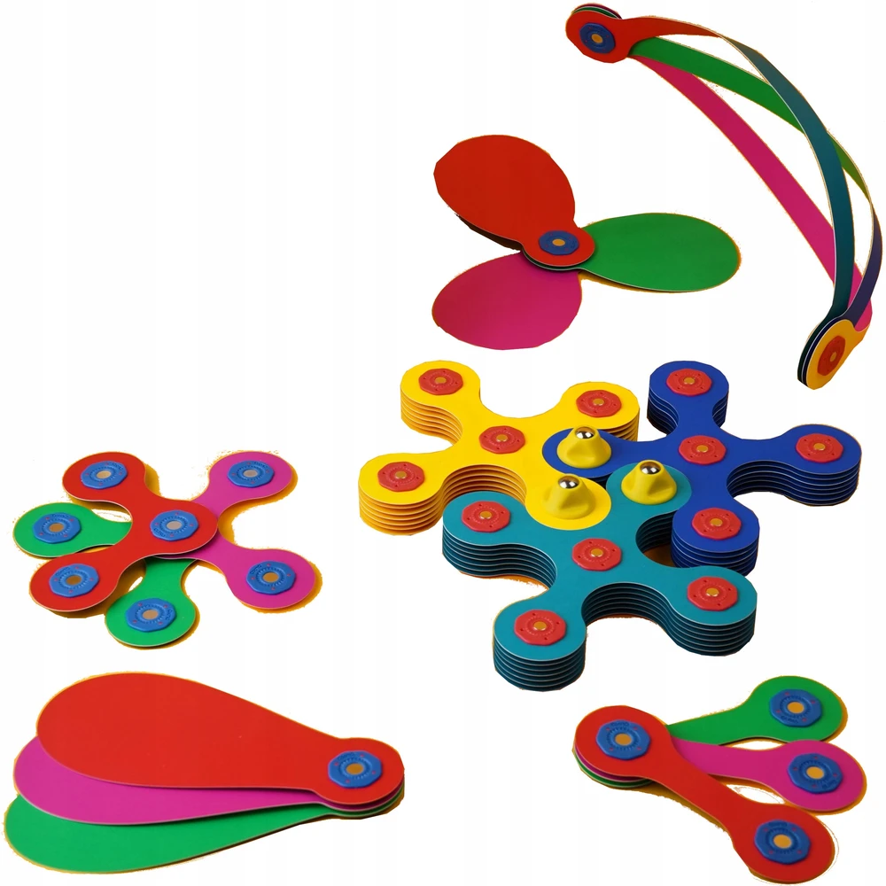 Magnetinis konstruktorius Clixo Rainbow Pack, 42 d.