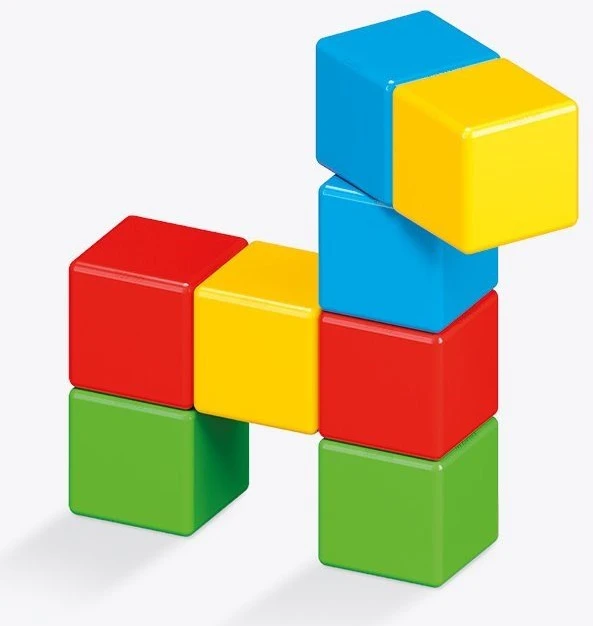Trefl Geomag MagiCube Žalias Line neodimio magnetinis žaislas 8 vnt Multi spalvos