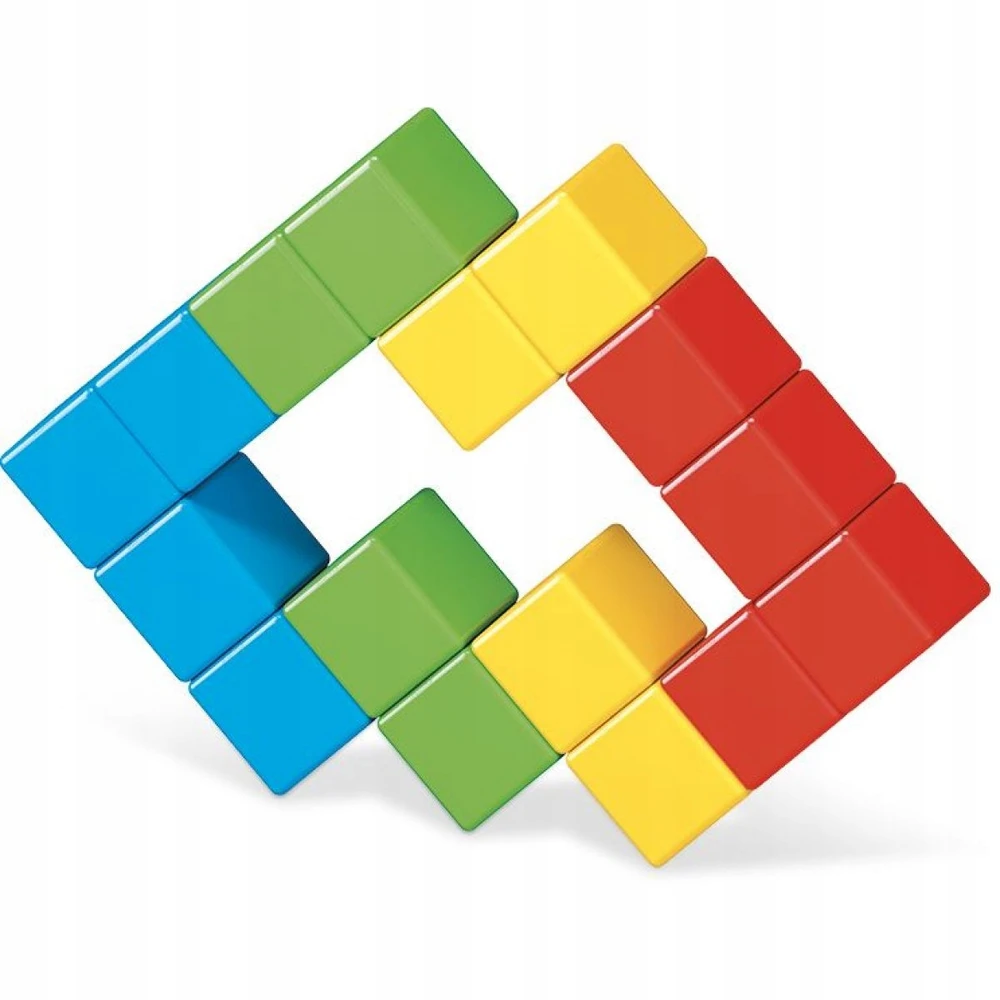 Geomag MagiCube Žalias Line neodimio magnetinis žaislas 16 vnt Multi spalvos