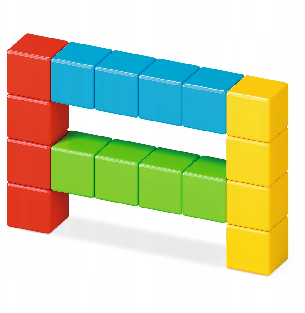 Geomag MagiCube Žalias Line neodimio magnetinis žaislas 16 vnt Multi spalvos