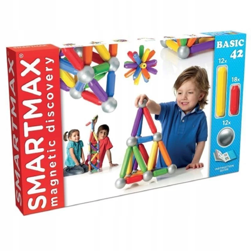 Smartmax Iuvi Games Magnetinių kaladėlių rinkinys Smart Max Start XL 42 vnt