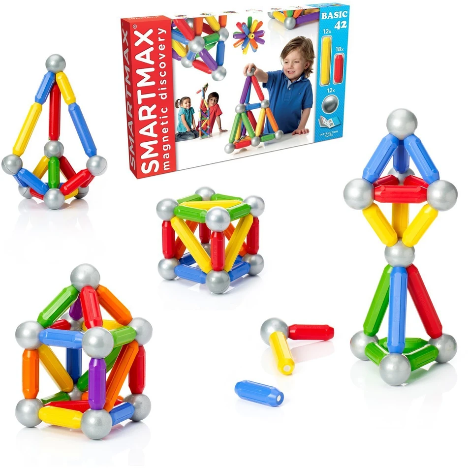 Smartmax Iuvi Games Magnetinių kaladėlių rinkinys Smart Max Start XL 42 vnt