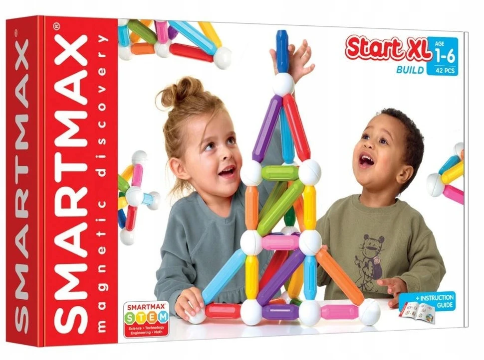 Smartmax Iuvi Games Magnetinių kaladėlių rinkinys Smart Max Start XL 42 vnt
