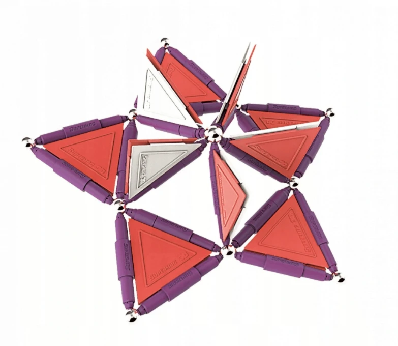 Magnetinis konstruktorius Supermag Primary Trendy, 0157, 116 d.