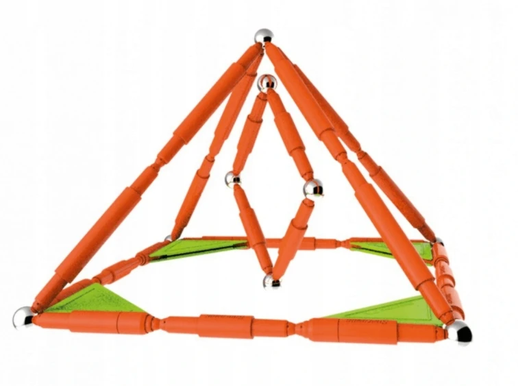 Magnetinis konstruktorius Supermag Primary Trendy, 0157, 116 d.