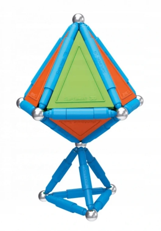 Magnetinis konstruktorius Supermag Primary Trendy, 0157, 116 d.
