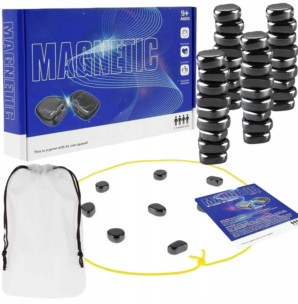MAGNETINIS ŠAMATŲ ŽAIDIMAS 30 KAMULIŲ MAGNETINIAI AKMENYS LAIKOMASIS ŽAIDIMO RINKINYS