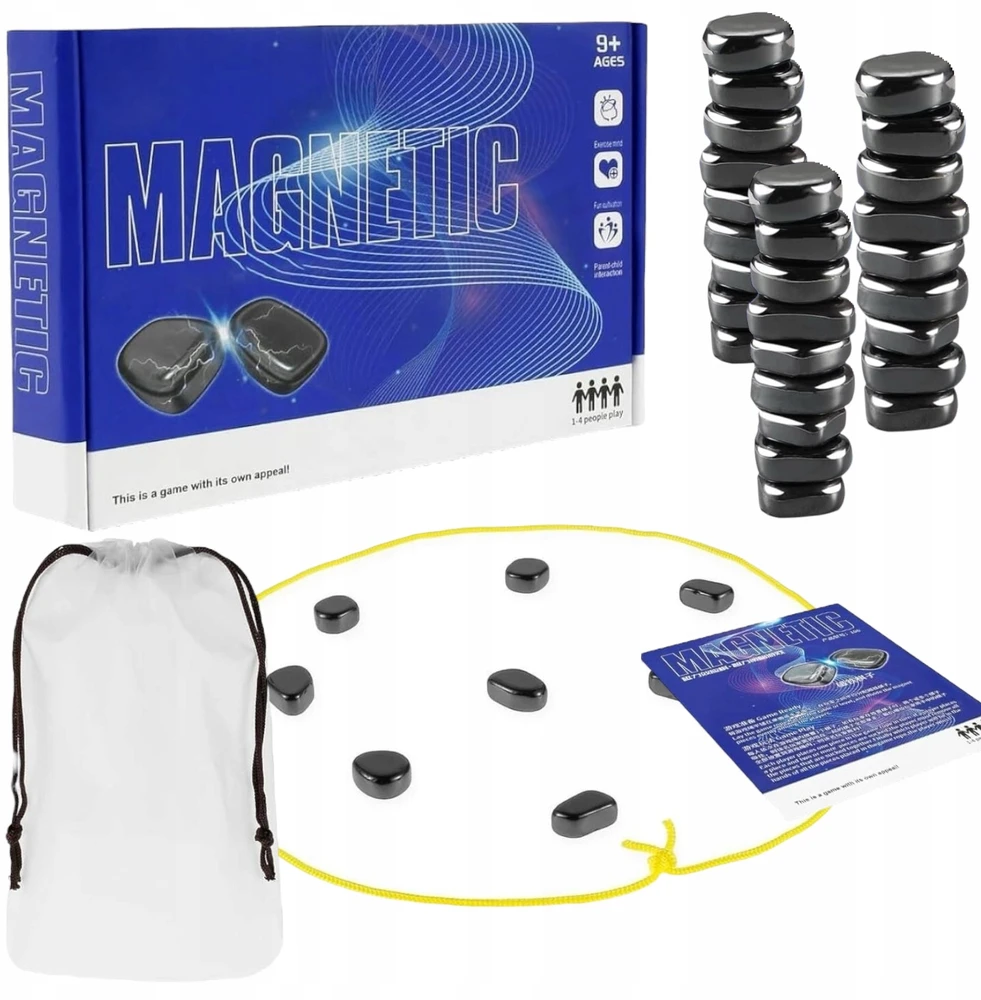 MAGNETINIS ŠAMATŲ ŽAIDIMAS 30 KAMULIŲ MAGNETINIAI AKMENYS LAIKOMASIS ŽAIDIMO RINKINYS