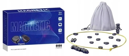 MAGNETINIŲ AKMENŲ ŽAIDIMAS 60 vnt, STRATEGINIS UGDOMASIS MAGNETINIS RINKINYS XXL
