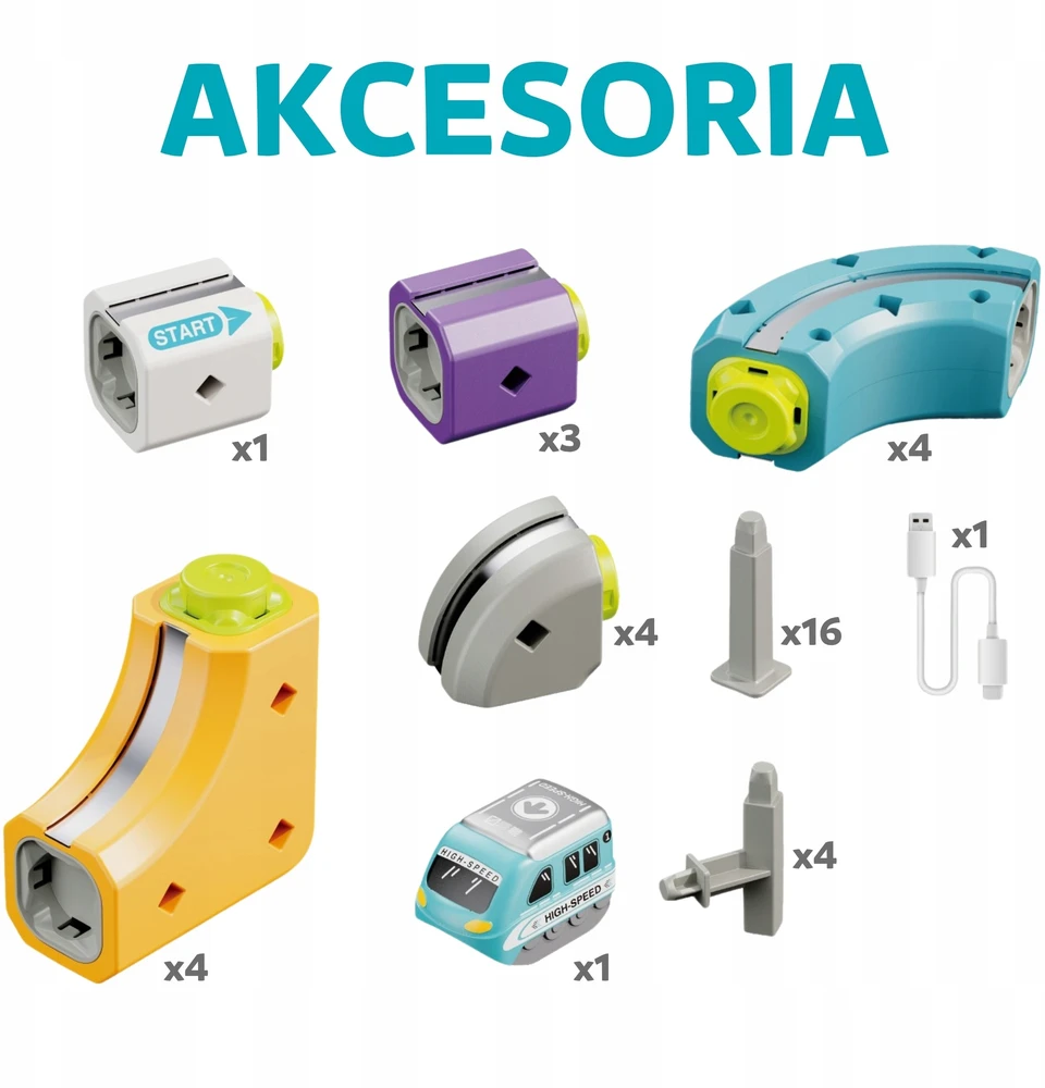 MAGNETINIŲ TAKELIŲ KONSTRUKCINIŲ BLAKŲ INTERAKTYVUS RINKINYS 39 vnt. USB WOOPIE