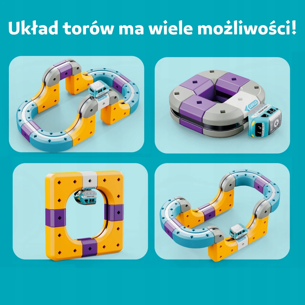 MAGNETINIŲ TAKELIŲ KONSTRUKCINIŲ BLAKŲ INTERAKTYVUS RINKINYS 39 vnt. USB WOOPIE