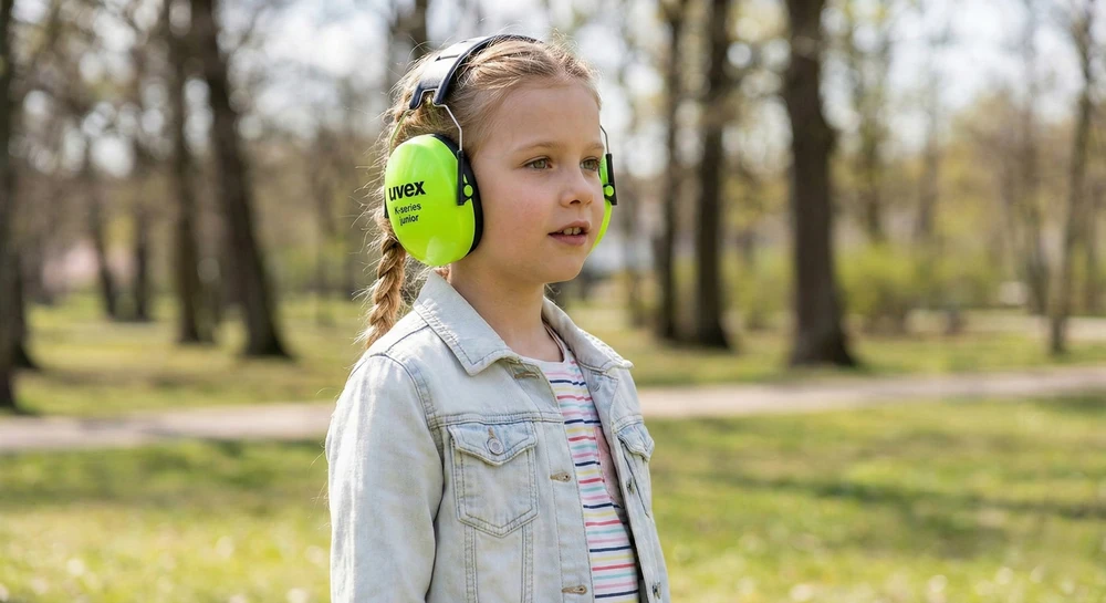 Magros Apsauginės nuo triukšmo ausinės vaikams UVEX KIDS SNR 29 dB
