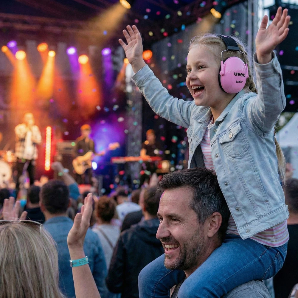 Magros Apsauginės nuo triukšmo ausinės vaikams UVEX KIDS SNR 29 dB
