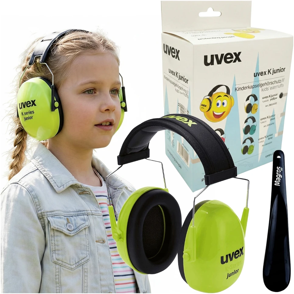 Magros Apsauginės nuo triukšmo ausinės vaikams UVEX KIDS SNR 29 dB