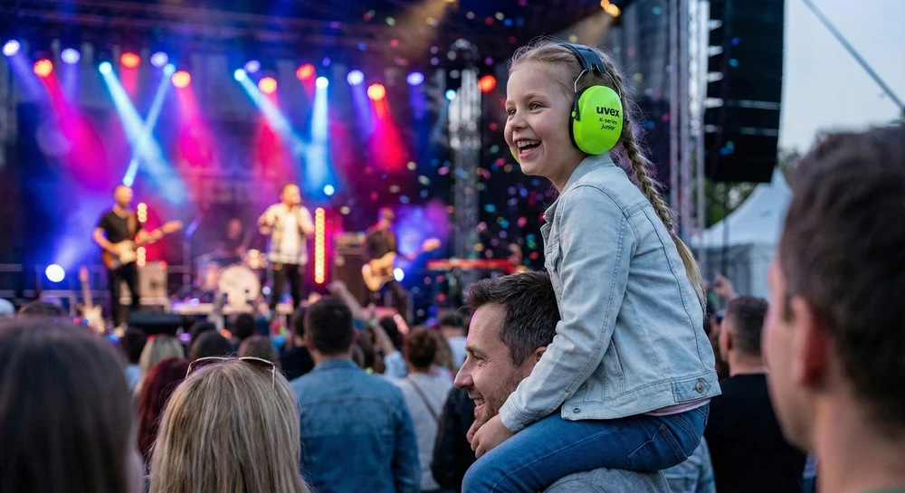 Magros Apsauginės nuo triukšmo ausinės vaikams UVEX KIDS SNR 29 dB