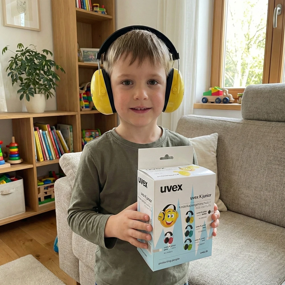 Magros Apsauginės nuo triukšmo ausinės vaikams UVEX KIDS SNR 29 dB
