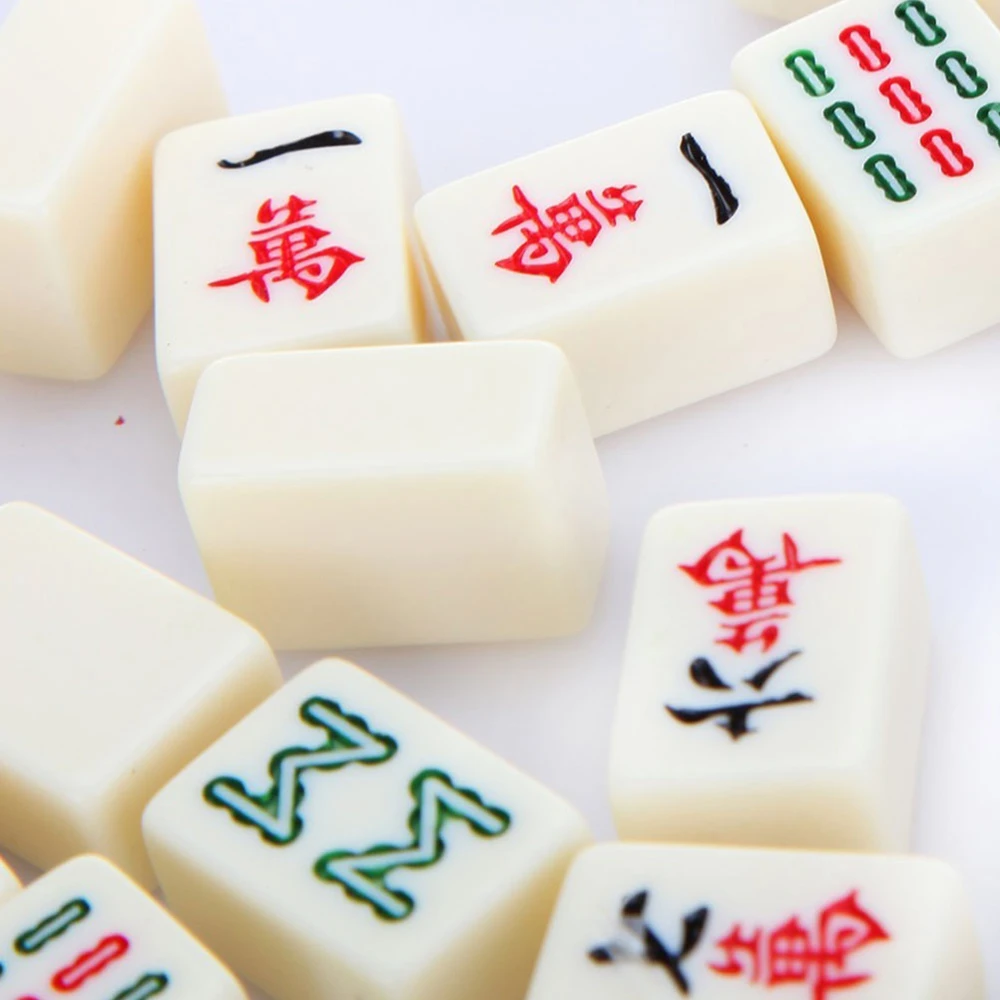 MAHJONG medinis žaidimas CHINESE BOARD CLASSIC kauliukų rinkinys x146