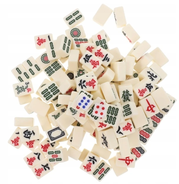 MAHJONG medinis žaidimas CHINESE BOARD CLASSIC kauliukų rinkinys x146