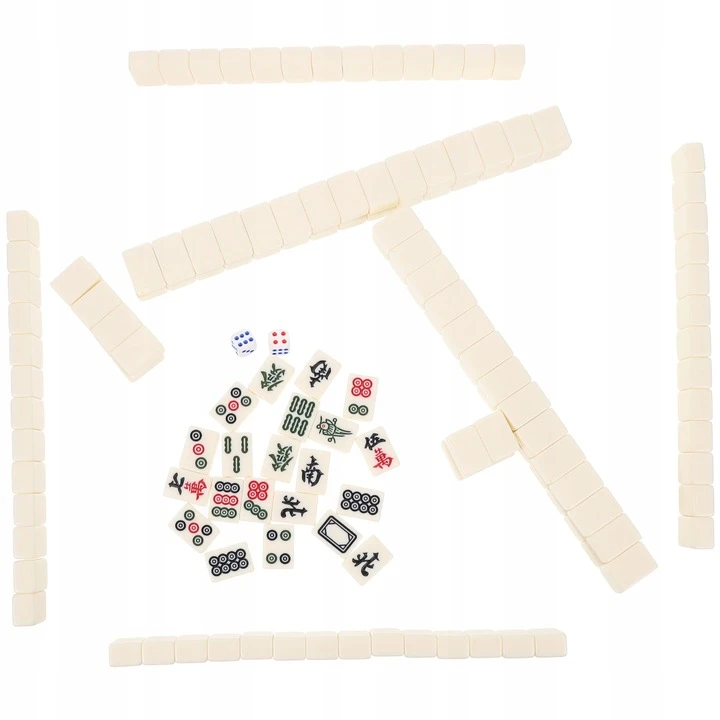 MAHJONG medinis žaidimas CHINESE BOARD CLASSIC kauliukų rinkinys x146