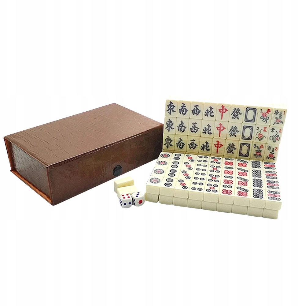 MAHJONG medinis žaidimas CHINESE BOARD CLASSIC kauliukų rinkinys x146