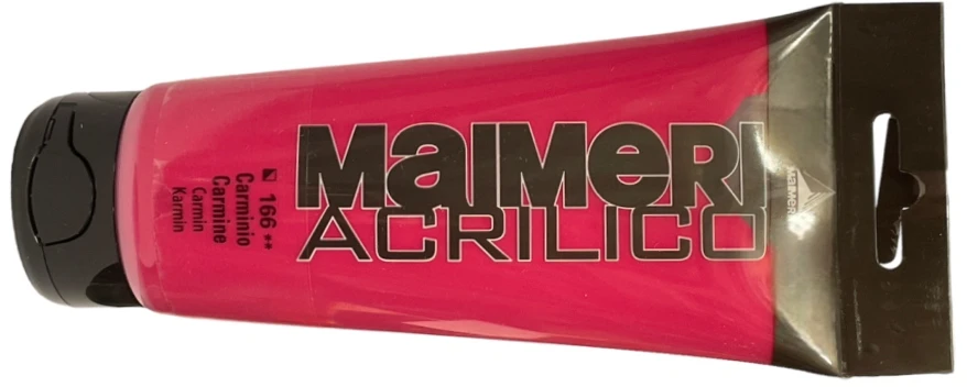 Maimeri Acrilico akriliniai dažai 200ml, 166 Karmine