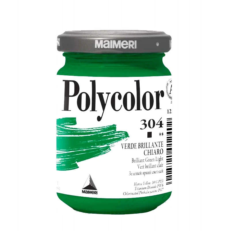 Maimeri Akriliniai dažai Polycolor 140ml, šviesiai žalios spalvos