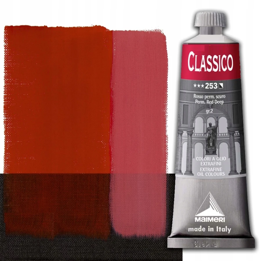 Maimeri Classico Aliejiniai Dažai 60ml 253 Gili Raudona