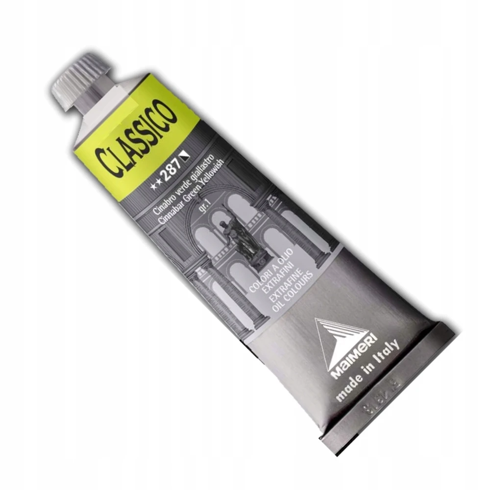 Maimeri Classico aliejiniai dažai 60ml, Cinnabar Žalias Yellowish