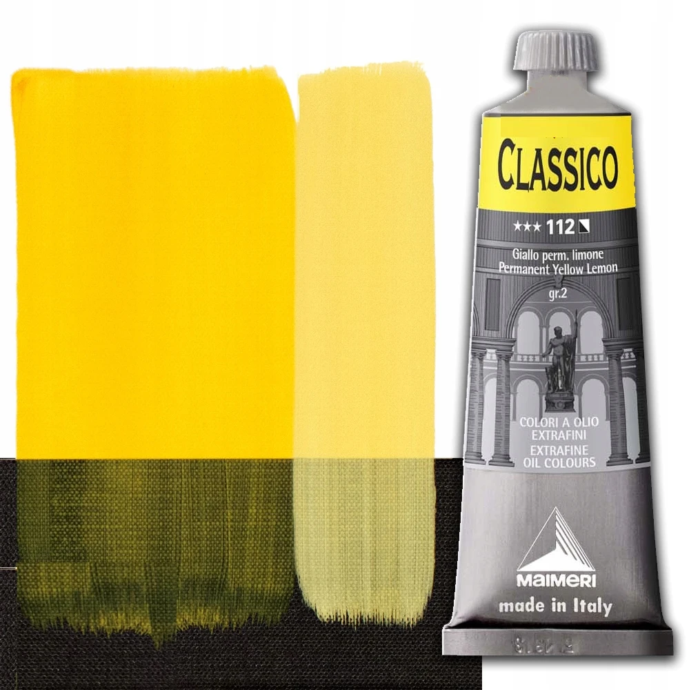 Maimeri Classico Aliejiniai Dažai 60ml - 112 Geltonas Citrina