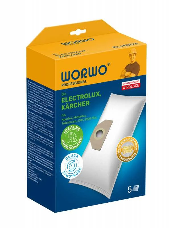Maišeliai WORWO ELECTROLUX E26 / ELMB03K Mikropluošto