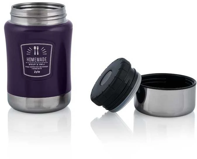 Maistinis termosas Zyle HomeMade ZY0500PLFC, 0,5 l, violetinis