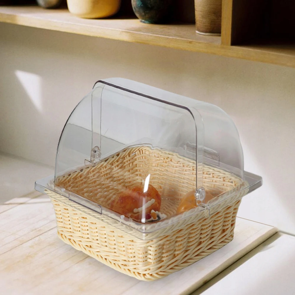 Maisto dangtelis Kepimo priedai PC plastikinis užkandžių ekrano dangtelis 33cmx27cmx17cm