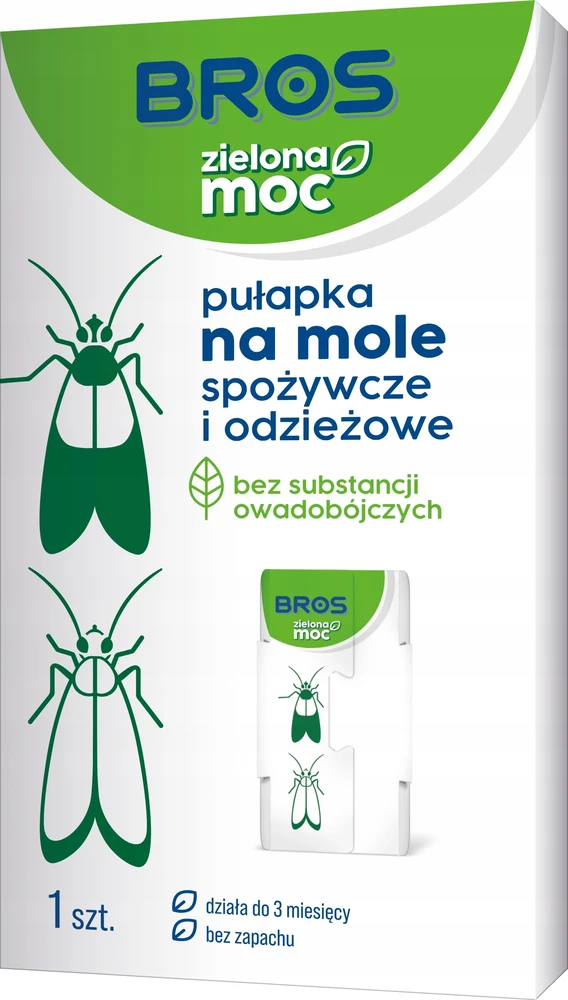 MAISTO IR DRABUŽIAI Žalias POWER MOTH Trap Bros 1 vnt.