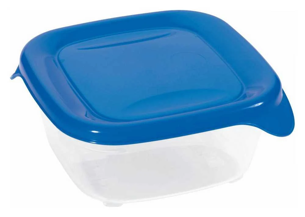Galicja Maisto laikymo dėžutė CURVER FRESH&GO, mėlynu dangteliu, h7 x 19,5 x 19,5 cm, 1,7 L