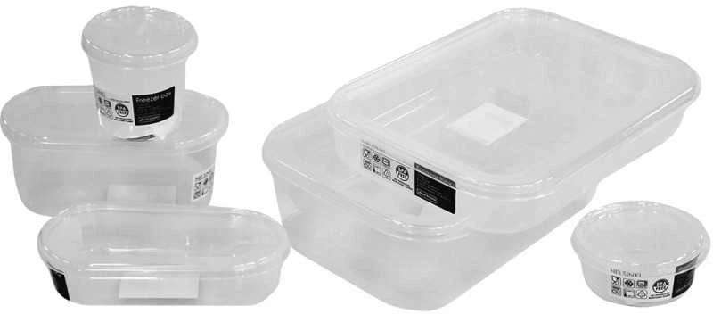 NHG Plastikinė dėžutė maistui užšaldyti Plast Team 0.3L/9x9x7.9cm Helsinki